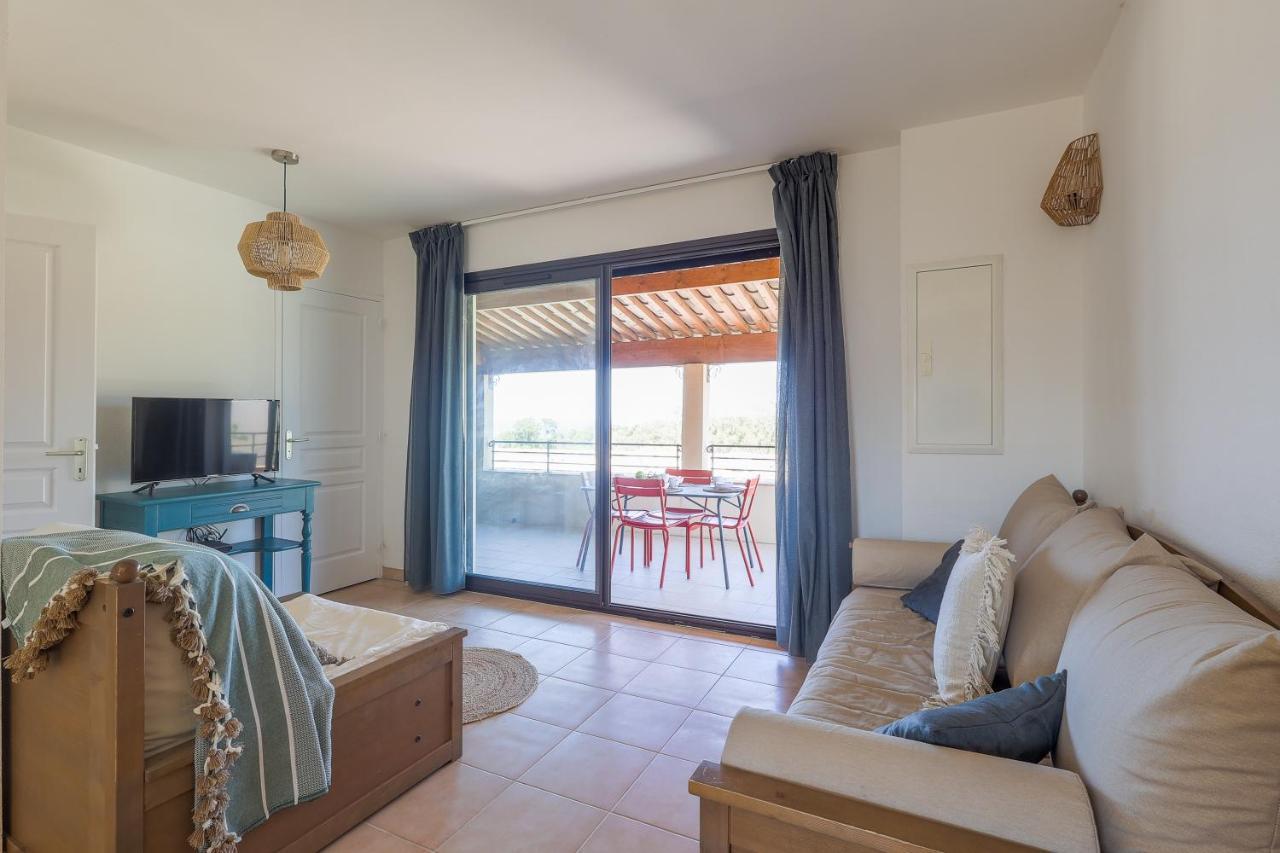 Capra Scorsa - Appt Vue Mer Et Piscine Partagee Belgodere  Luaran gambar